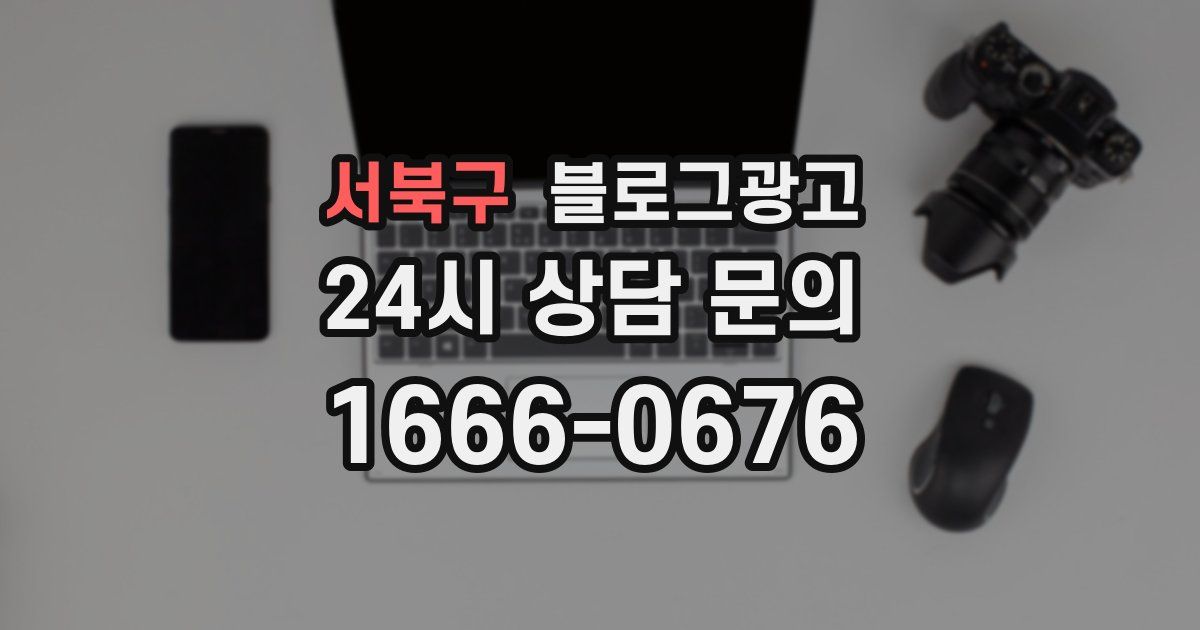 서북구 블로그 마케팅