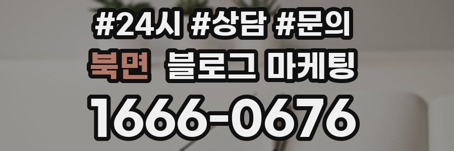 북면 브랜드 블로그