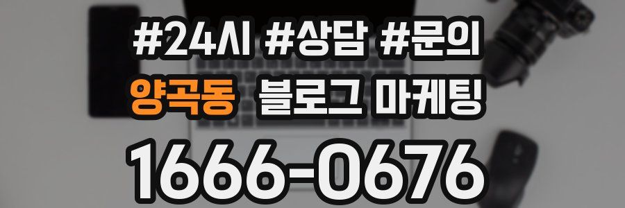 양곡동 브랜드 블로그