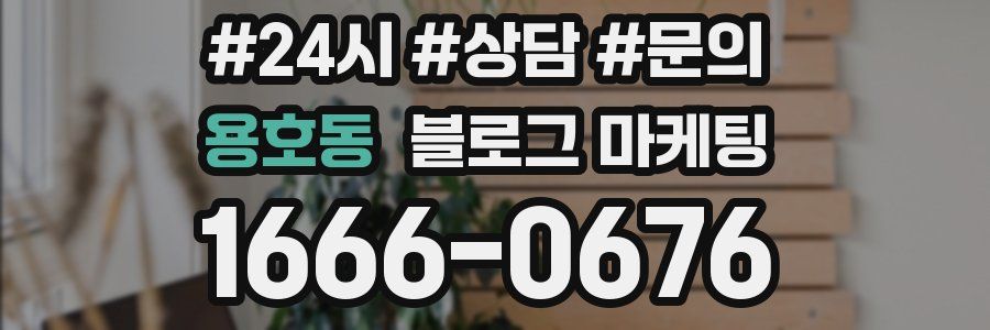 용호동 브랜드 블로그