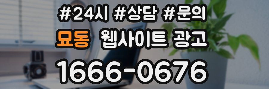 묘동 웹사이트 광고