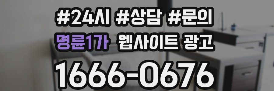 명륜1가 웹사이트 광고