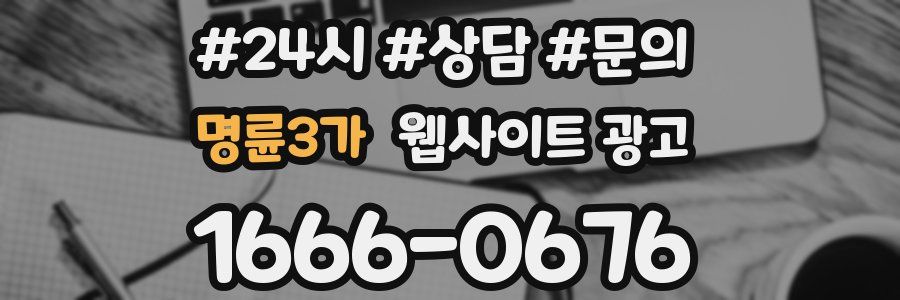 명륜3가 웹사이트 광고