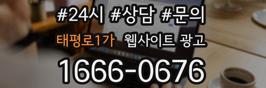 태평로1가 웹사이트 광고