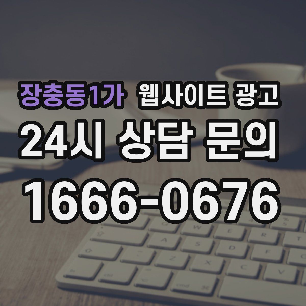 장충동1가 웹사이트 광고