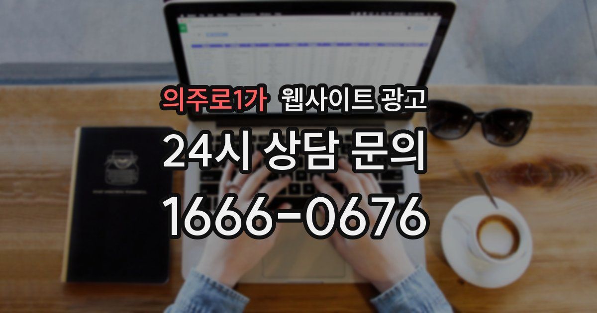 의주로1가 웹사이트 광고