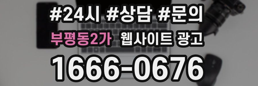 부평동2가 웹사이트 광고