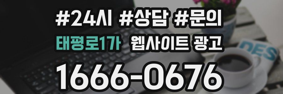 태평로1가 웹사이트 광고