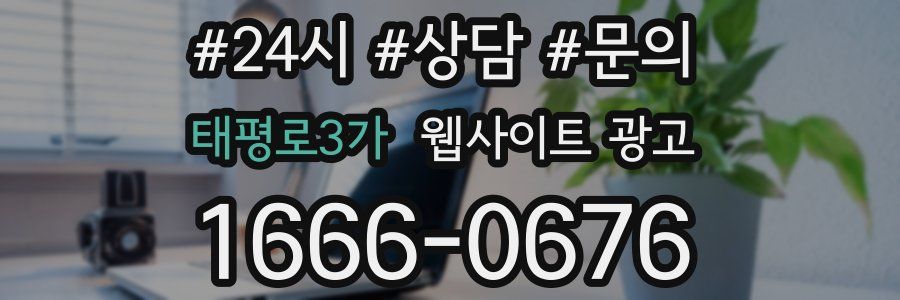 태평로3가 웹사이트 광고