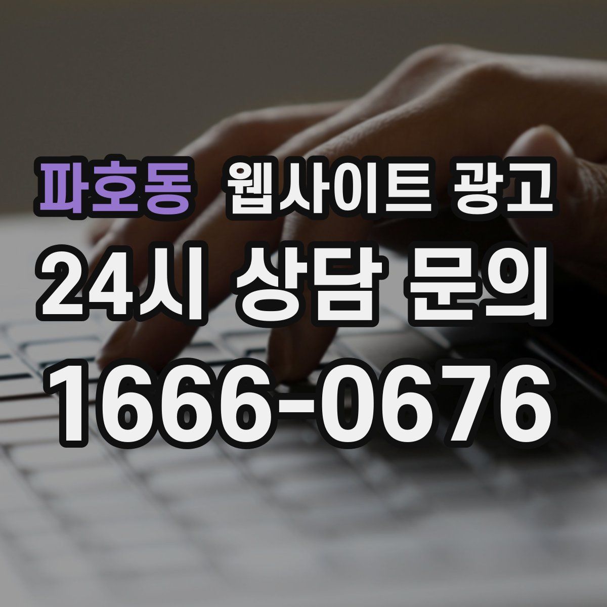 파호동 웹사이트 광고
