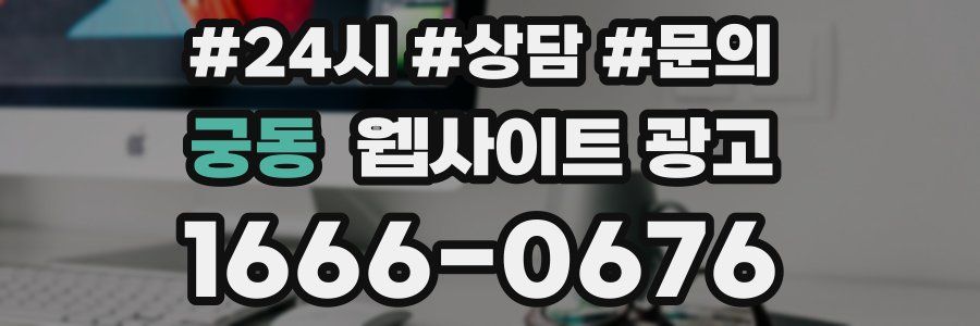 궁동 웹사이트 광고