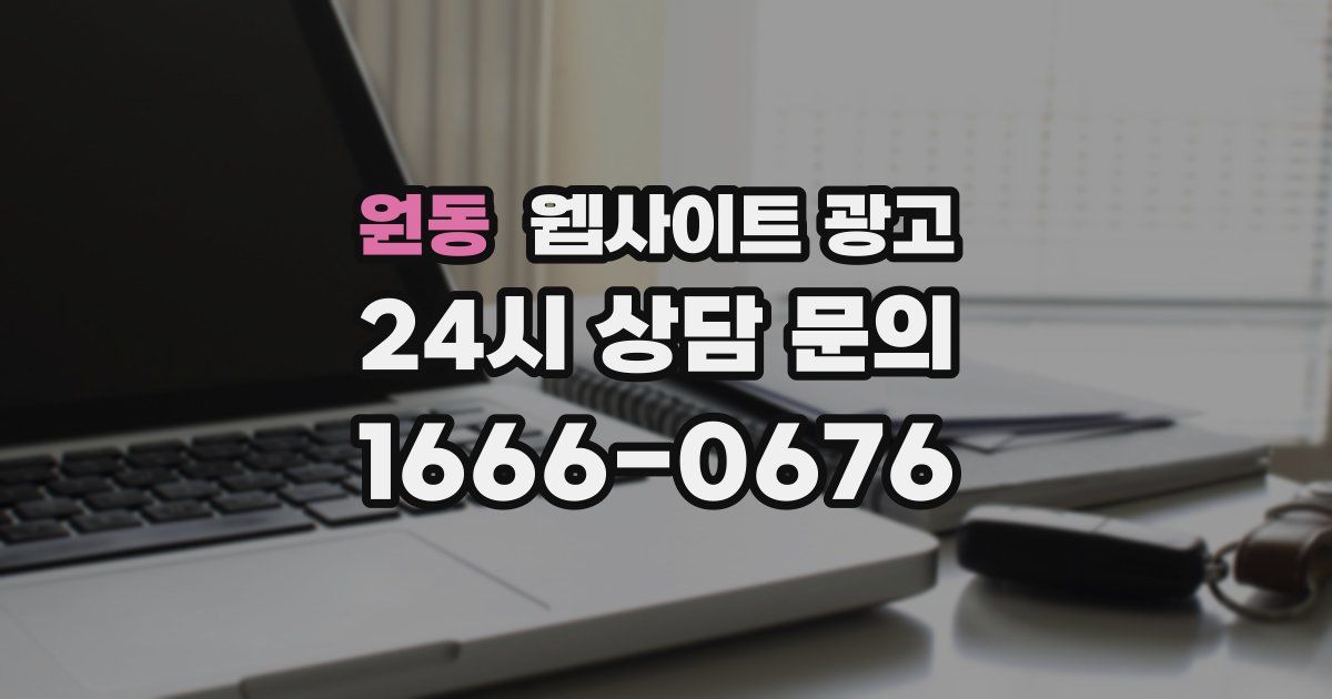 원동 웹사이트 광고