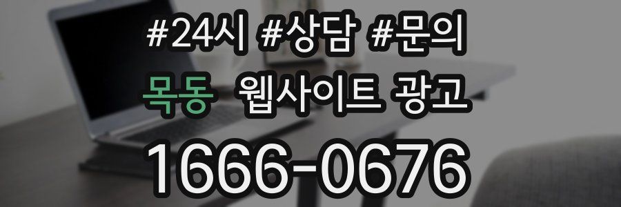 목동 웹사이트 광고