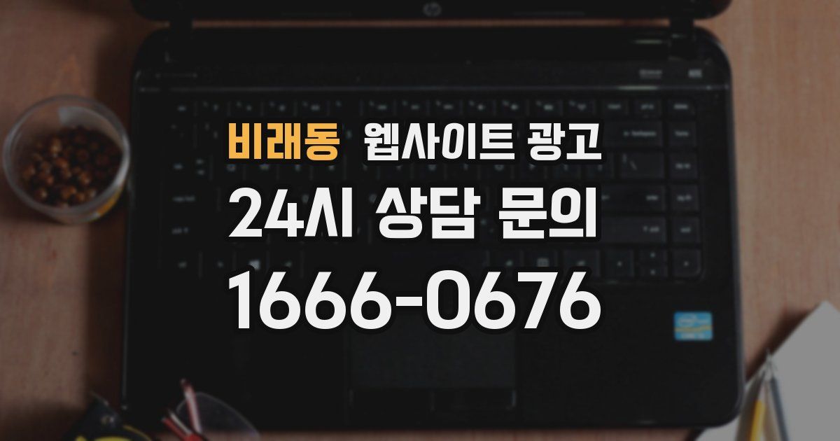 비래동 웹사이트 광고