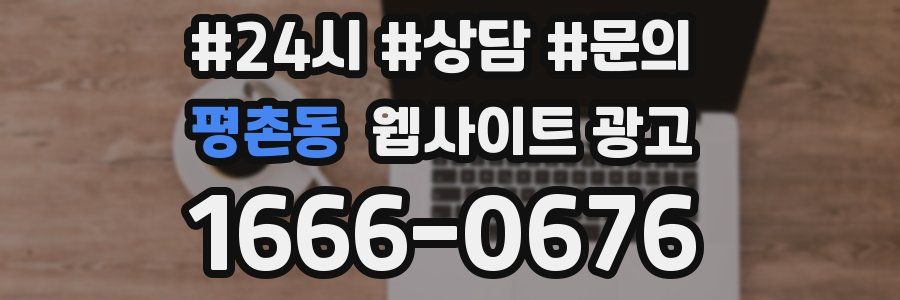 평촌동 웹사이트 광고