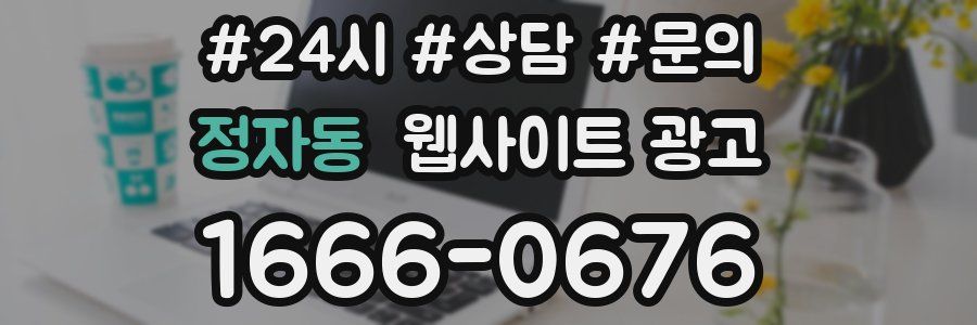 정자동 웹사이트 광고