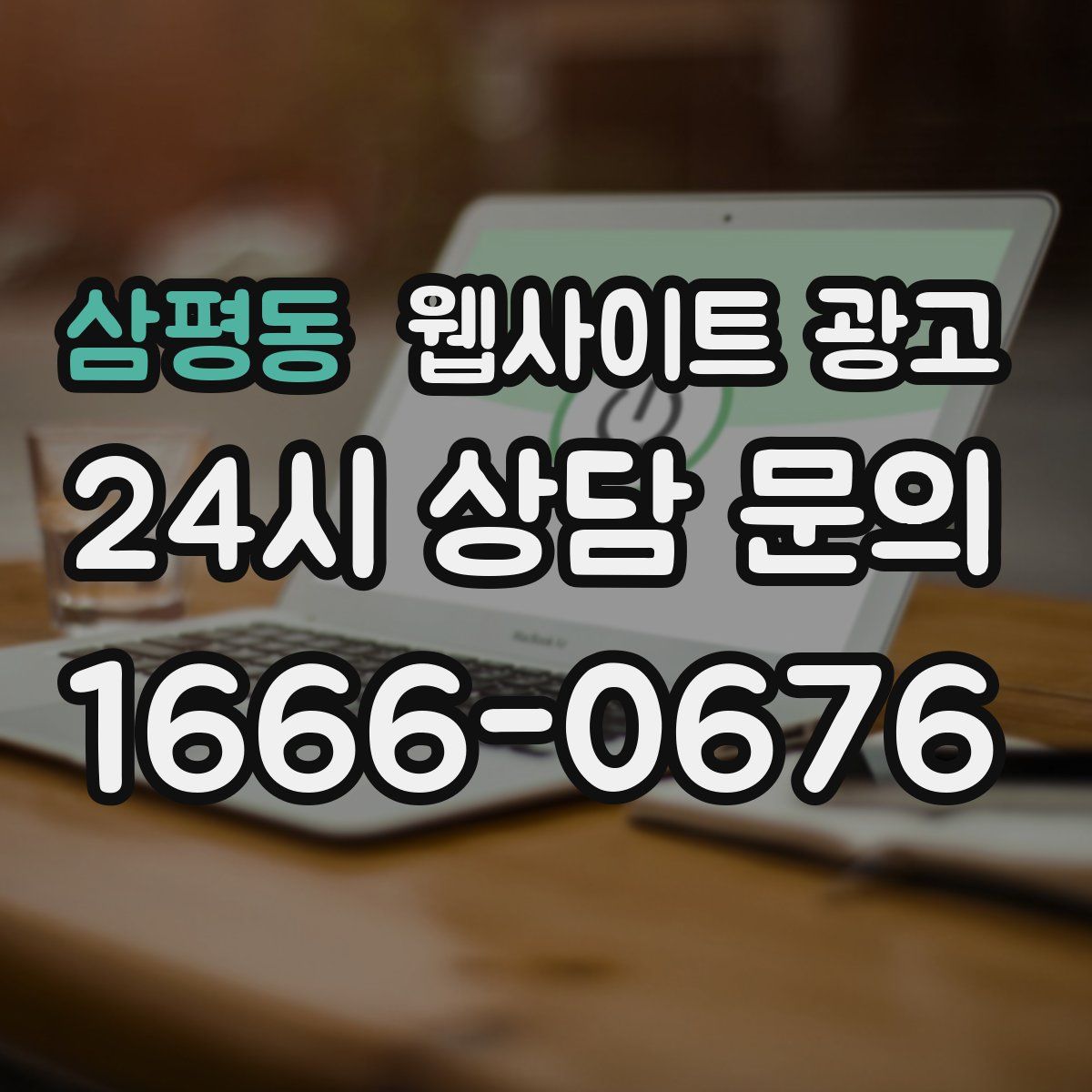 삼평동 웹사이트 광고