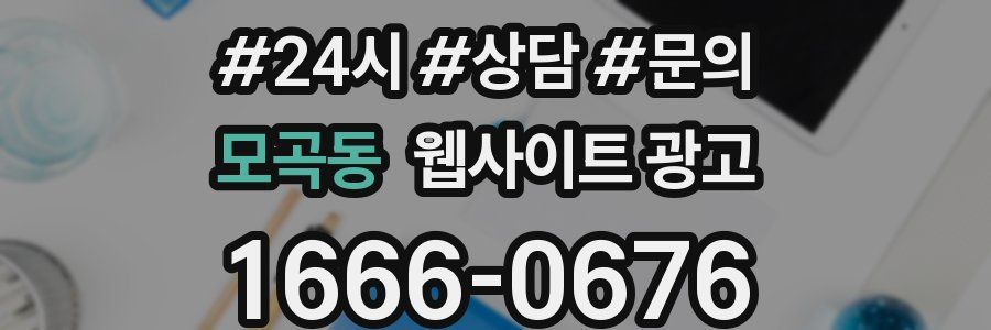 모곡동 웹사이트 광고