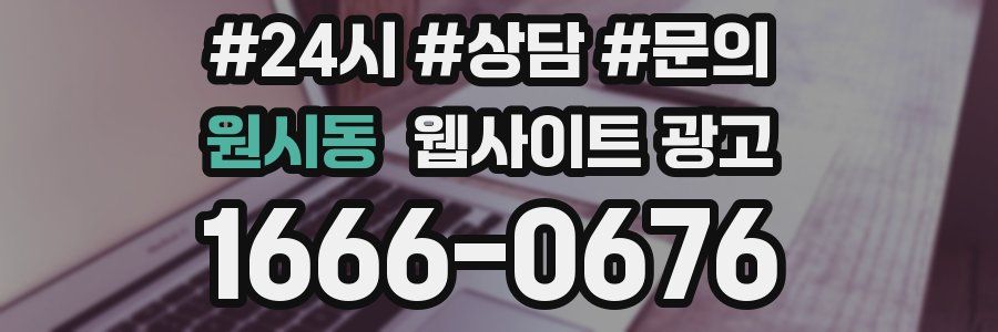 원시동 웹사이트 광고