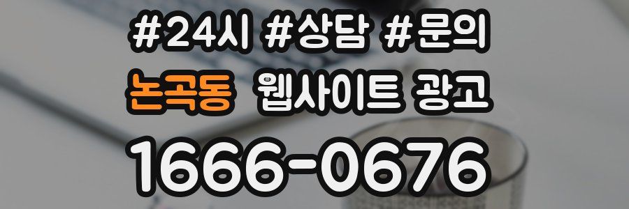 논곡동 웹사이트 광고