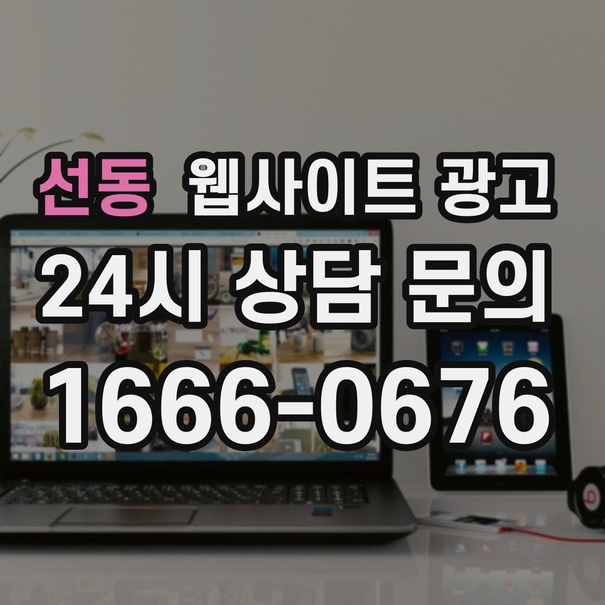 선동 웹사이트 광고