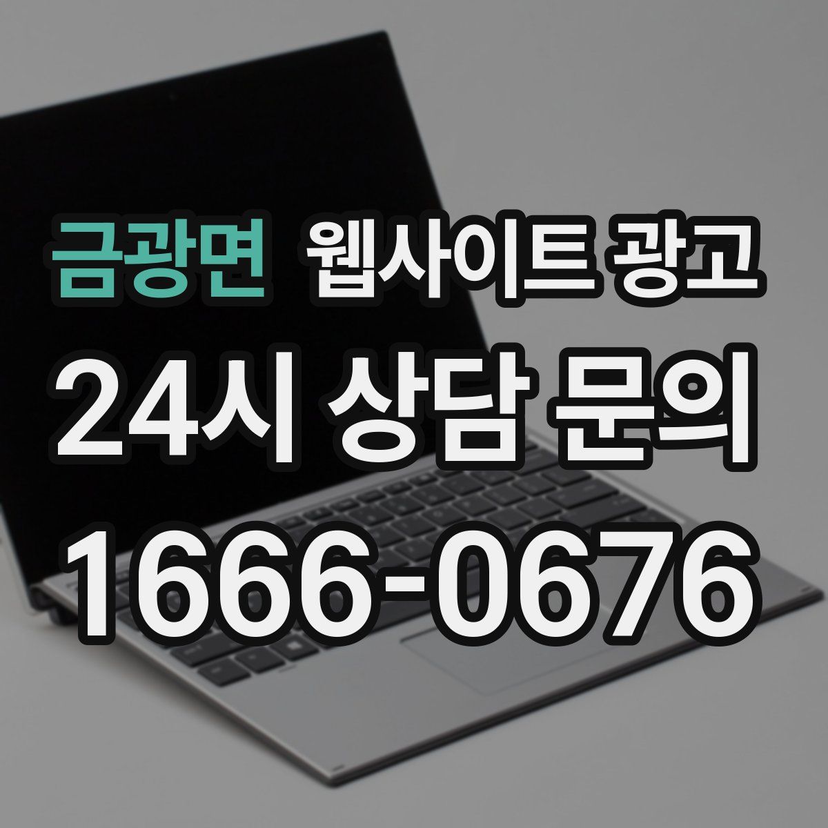 금광면 웹사이트 광고