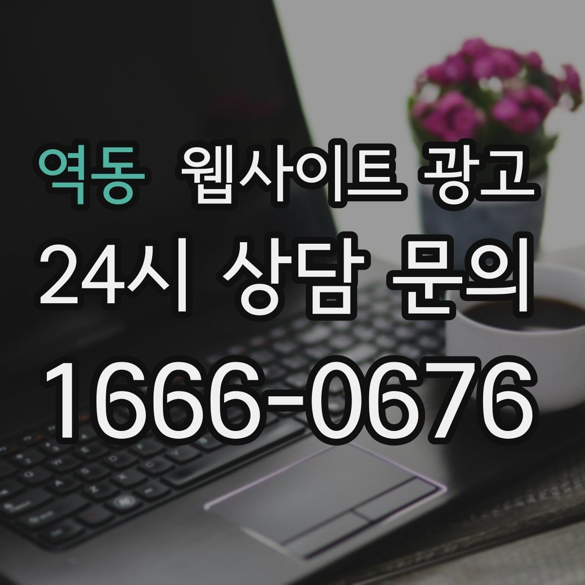 역동 웹사이트 광고