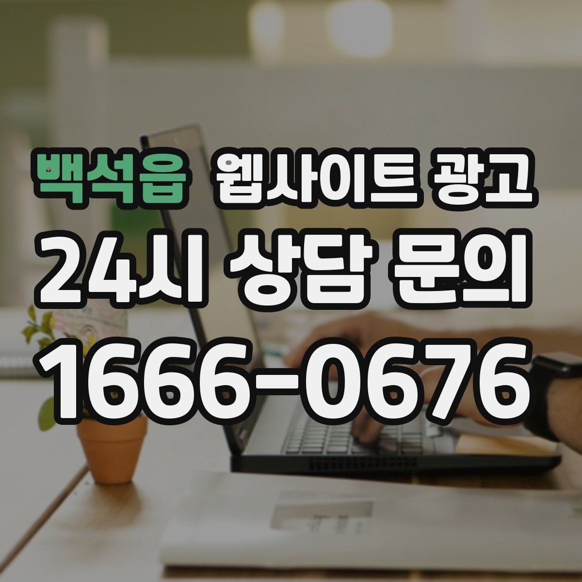 백석읍 웹사이트 광고