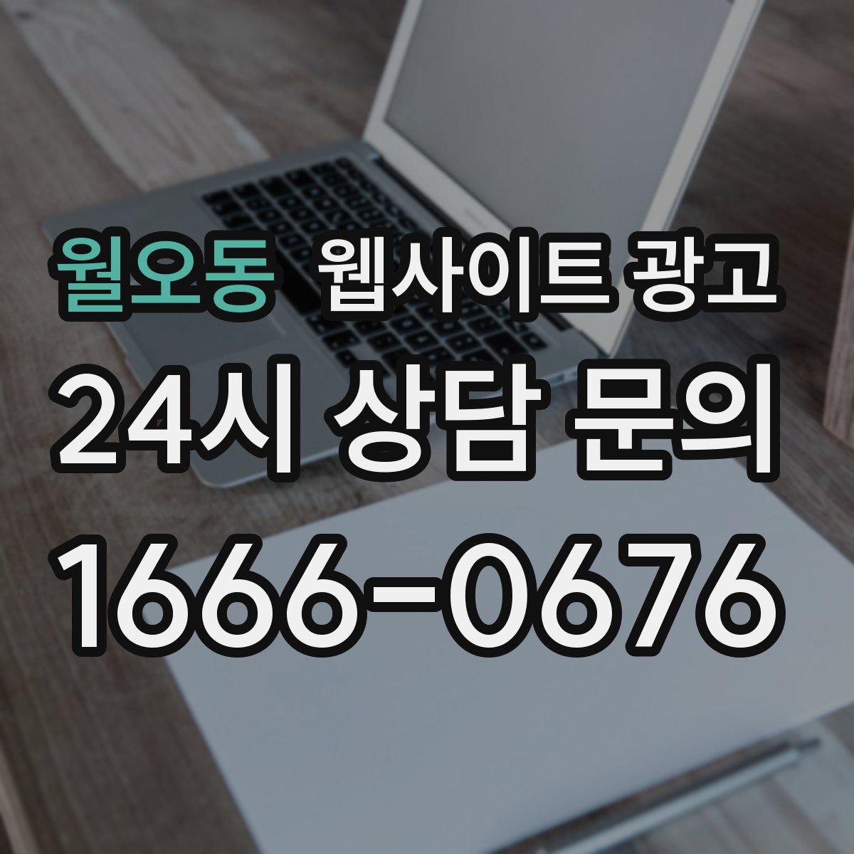 월오동 웹사이트 광고