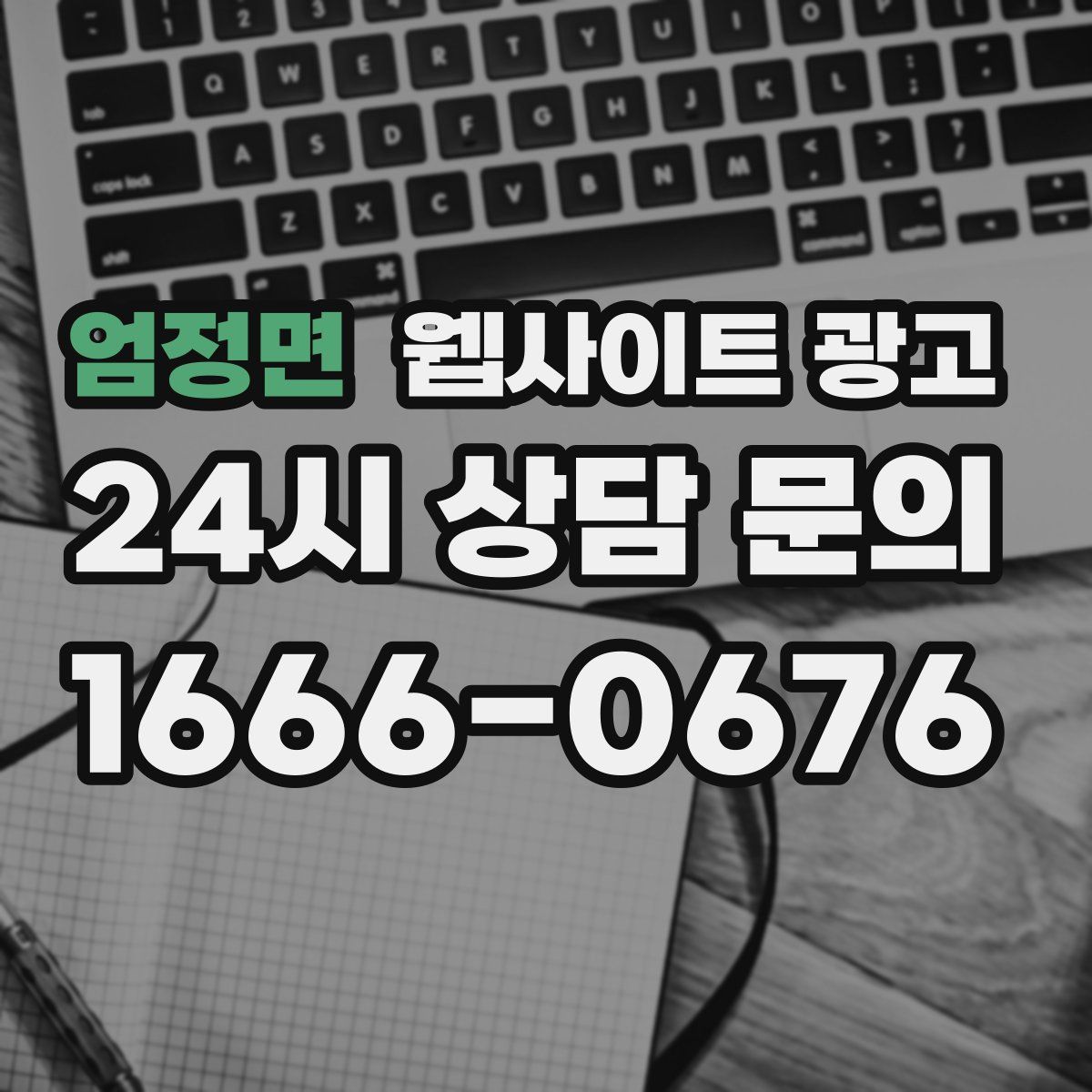 엄정면 웹사이트 광고