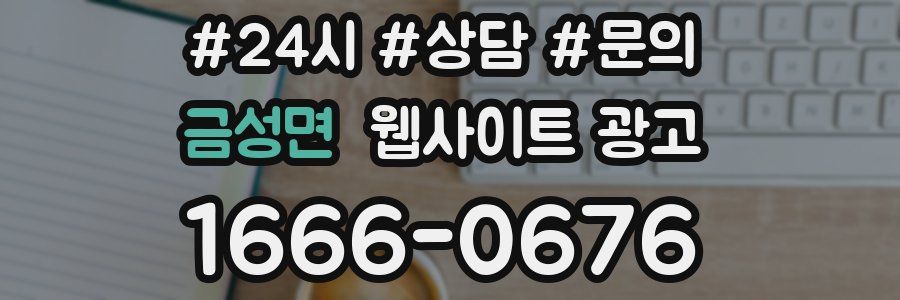 금성면 웹사이트 광고