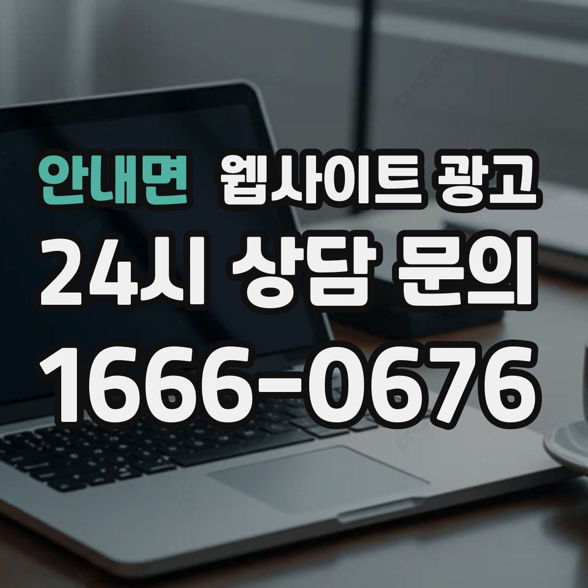 안내면 웹사이트 광고