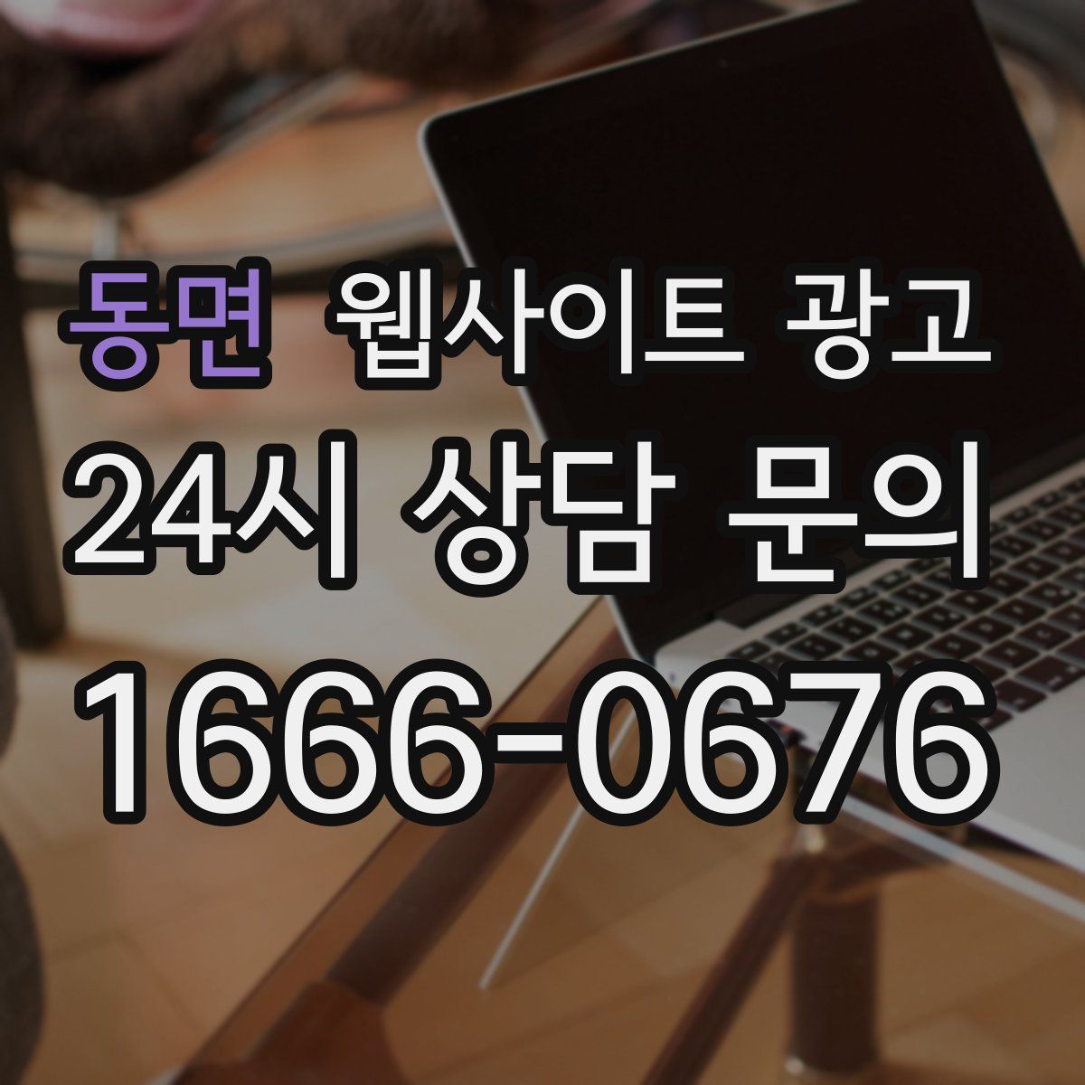 동면 웹사이트 광고