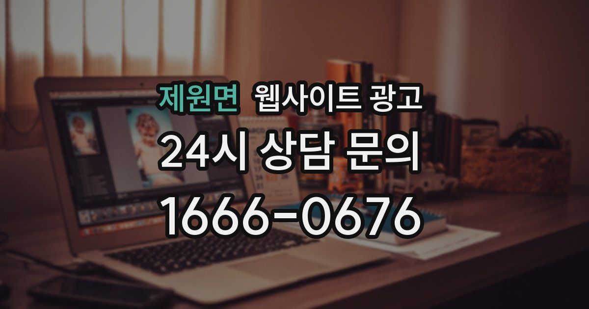 제원면 웹사이트 광고