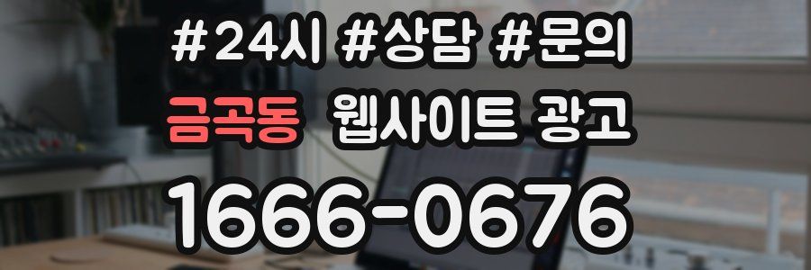 금곡동 웹사이트 광고