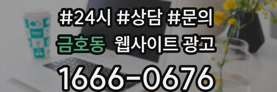 금호동 웹사이트 광고