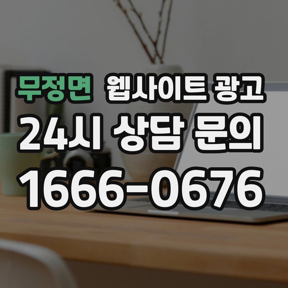 무정면 웹사이트 광고