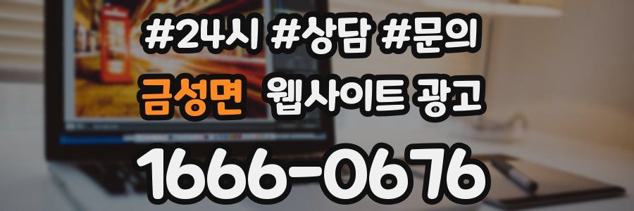 금성면 웹사이트 광고