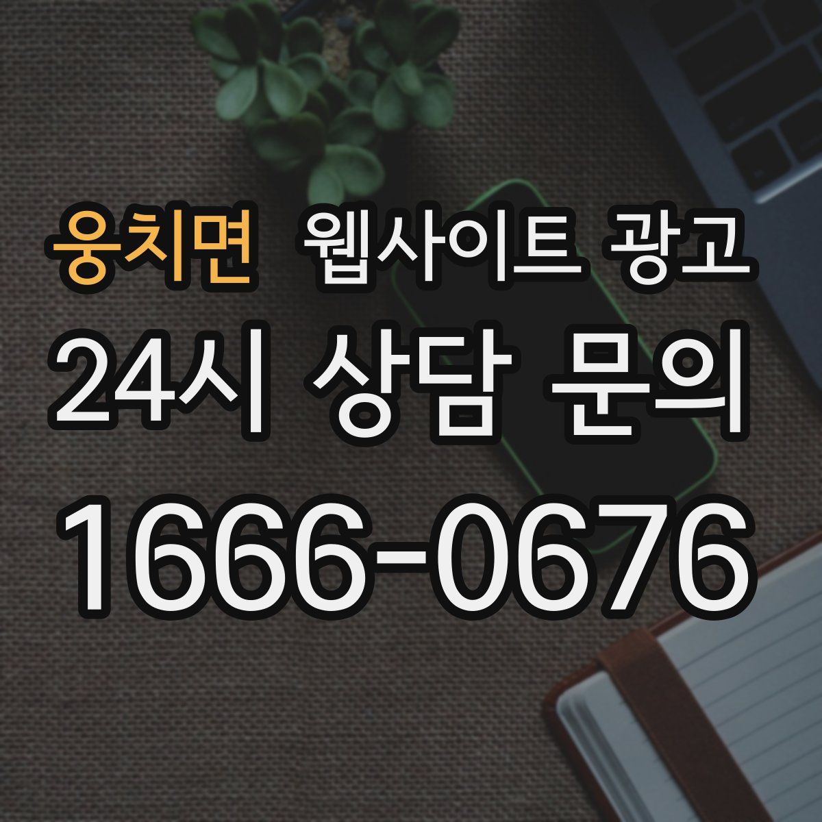 웅치면 웹사이트 광고