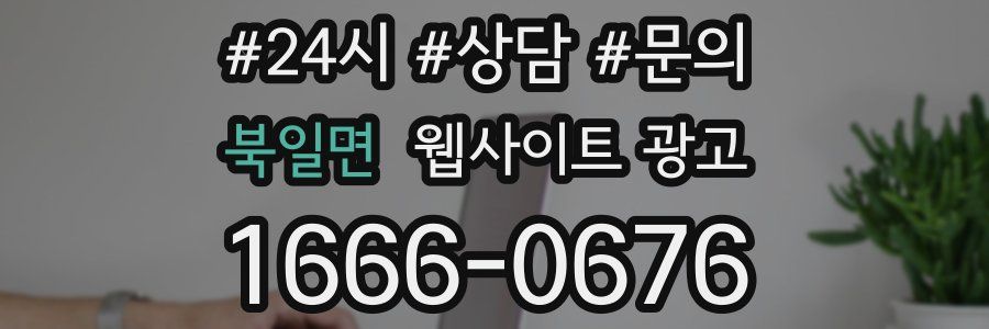 북일면 웹사이트 광고