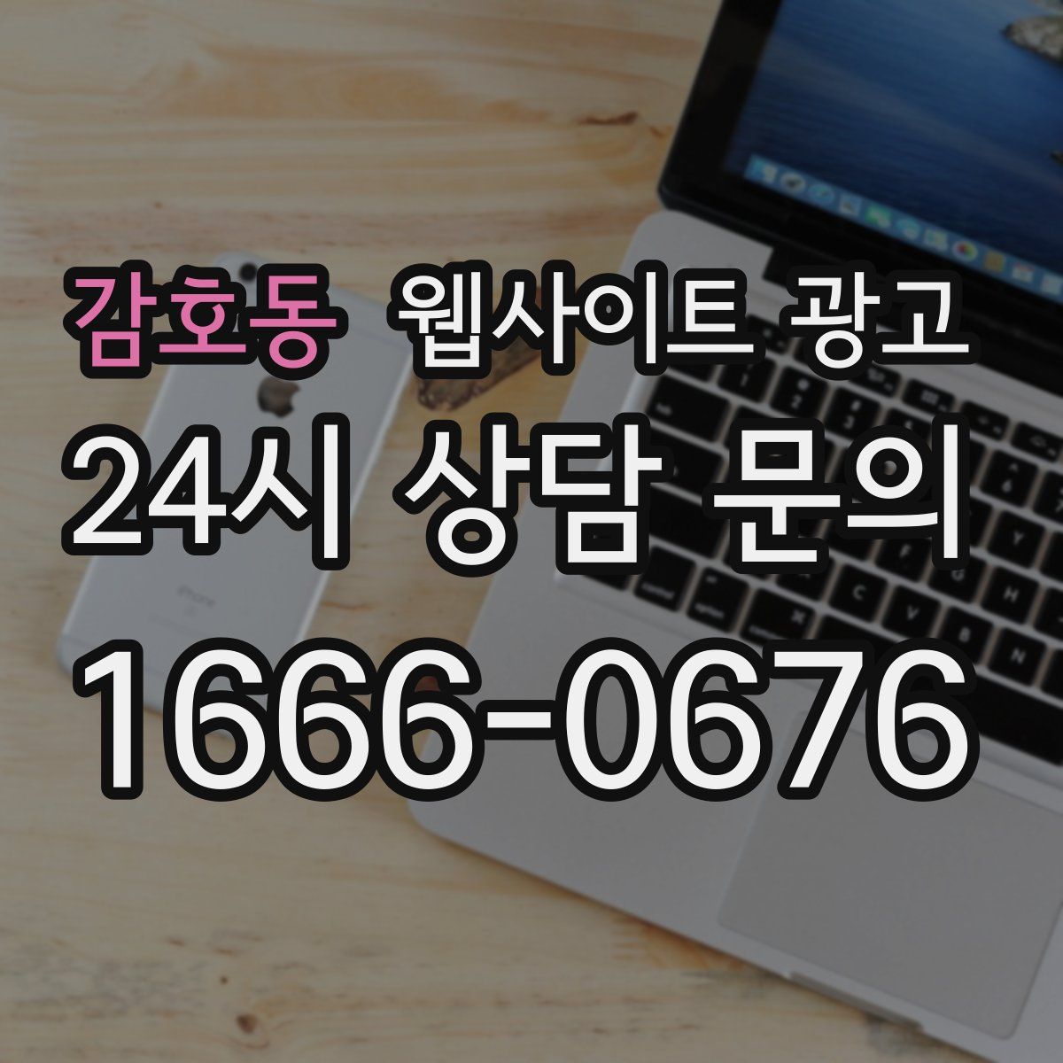 감호동 웹사이트 광고