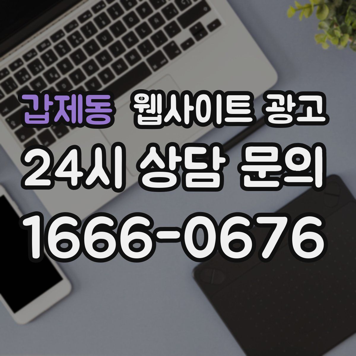 갑제동 웹사이트 광고