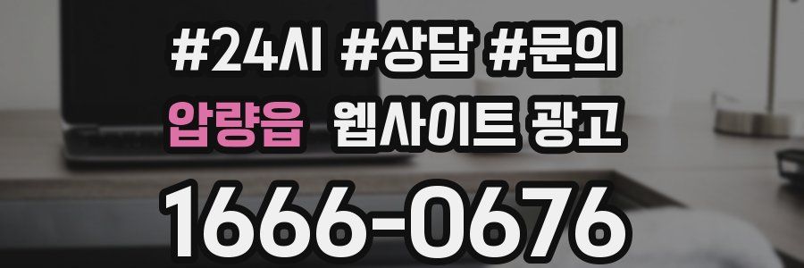 압량읍 웹사이트 광고