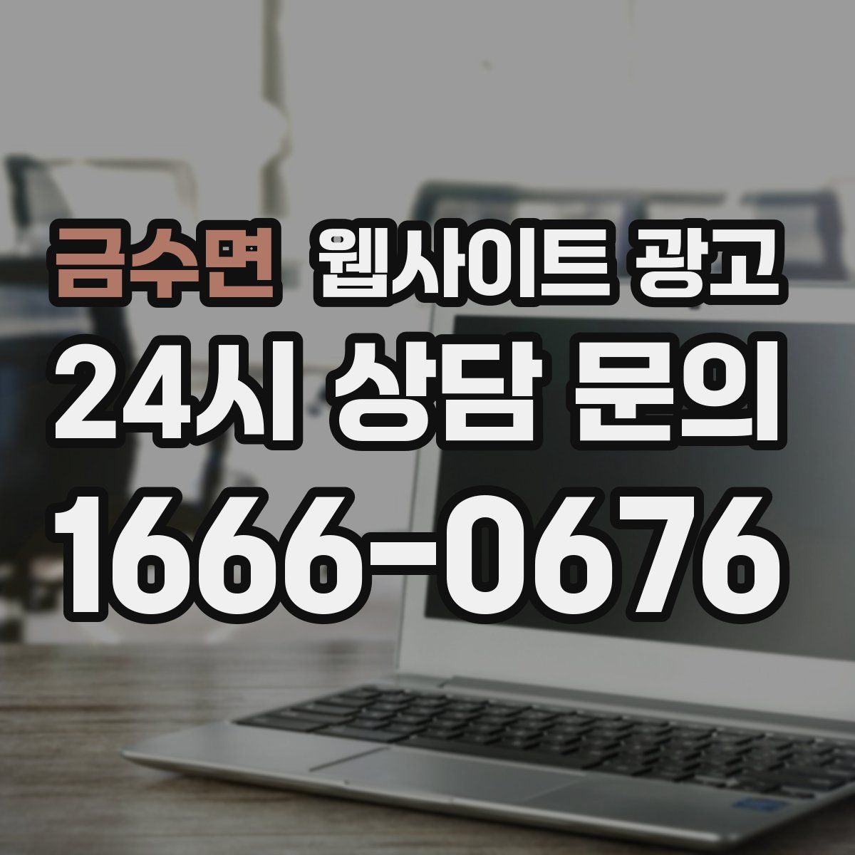 금수면 웹사이트 광고