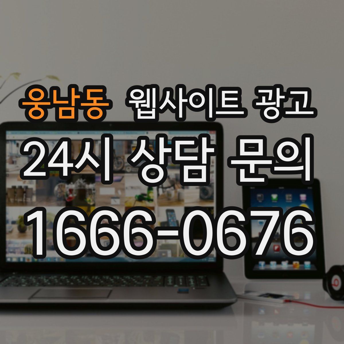 웅남동 웹사이트 광고