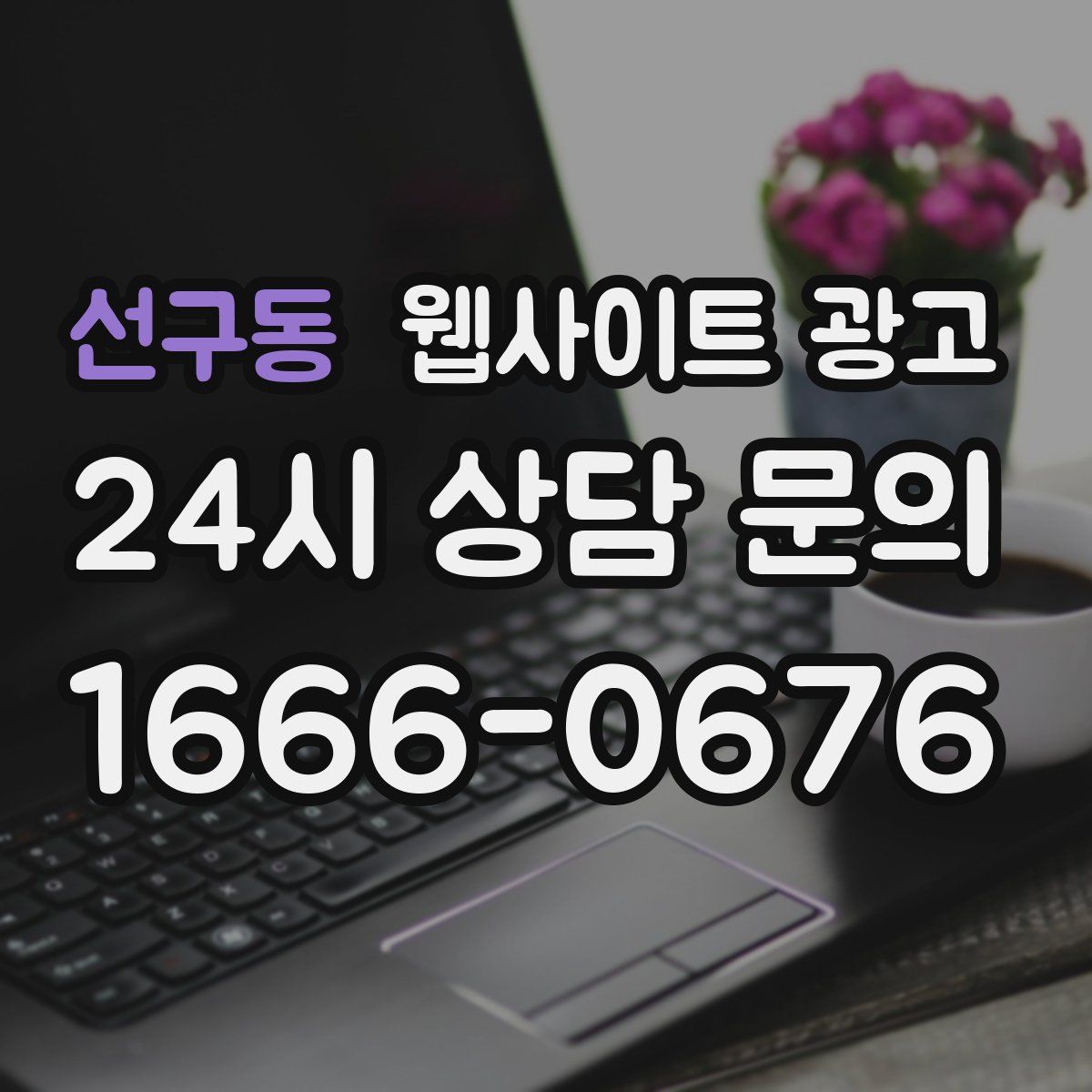 선구동 웹사이트 광고