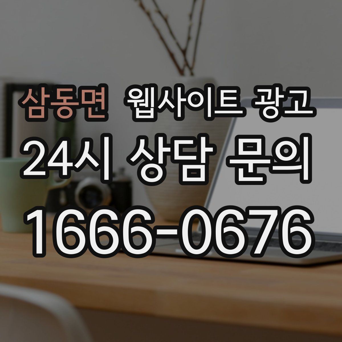 삼동면 웹사이트 광고