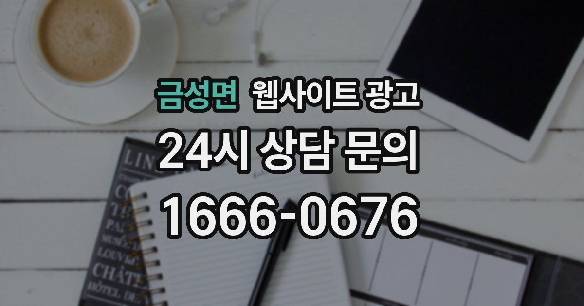 금성면 웹사이트 광고