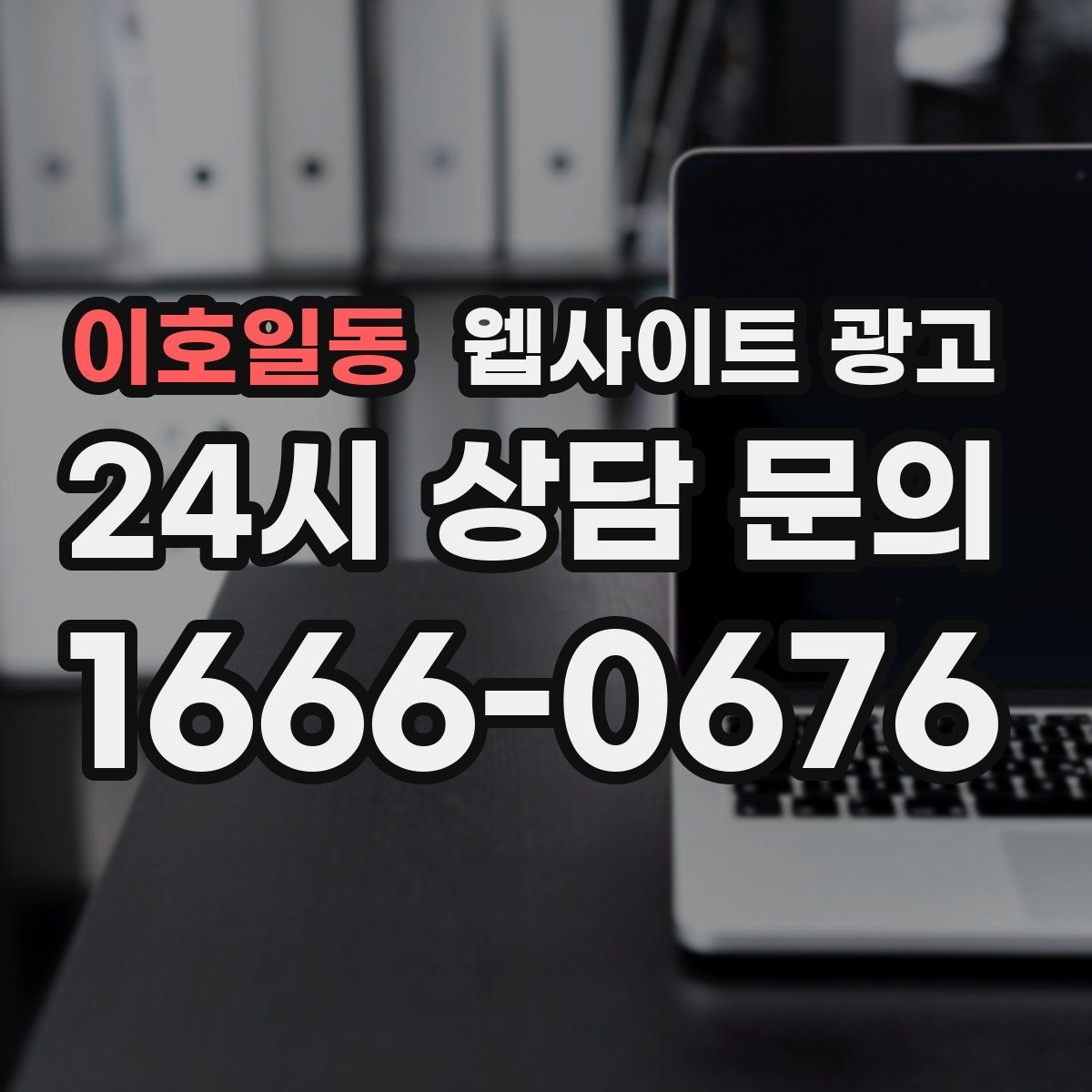 이호일동 웹사이트 광고