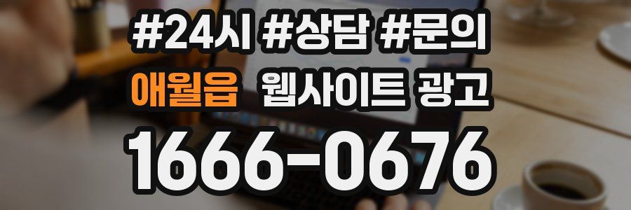 애월읍 웹사이트 광고